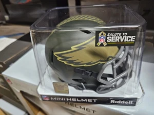 PHILADELPHIA EAGLES 2025 SALUTE TO SERVICE Mini Speed NFL FOOTBALL NEW PACKAGE - Picture 1 of 5