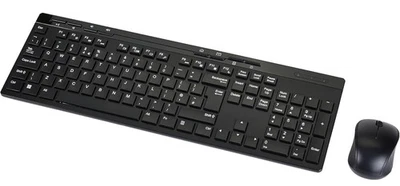 Wireless Keyboard & Mouse Combo | Full-Size UK QWERTY | 2.4GHz USB Receiver - Image 1 of 4