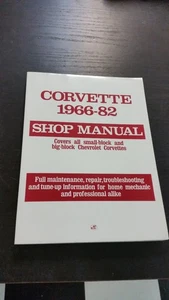 Corvette 1966-1982 Shop Service Repair Workshop Small Big Mechanical Manual Book - Picture 1 of 1