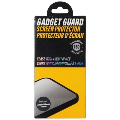 Gadget Guard Glass Screen Protector with 4-Way Privacy for Apple iPhone 16 Pro - Image 1 of 2
