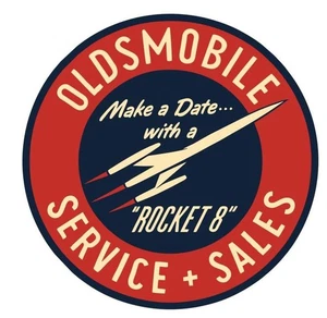 Oldsmobile Benzin Öl Zapfsäule Tankstelle Racing Aufkleber Decal R8373 - Bild 1 von 1