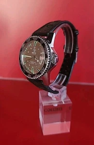 MORTIMA Superdatomatic Herren Taucheruhr Stahl Chrom 6 ATM Läuft - Bild 1 von 13