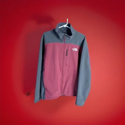 Chaqueta softshell The North Face Apex Bionic para hombre roja gris cremallera completa L Foto 1 de 4