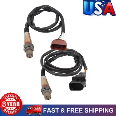 2pcs Up+Downstream Oxygen Sensors For Volkswagen Touareg 4.2L V8 2004 2005-2007 - Изображение 1 из 4