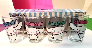 Sanrio Cinnamoroll Faces 1.5-Ounce Mini Glass Cups, Set of 4 Whiskey Shot Glasse - Picture 1 of 3