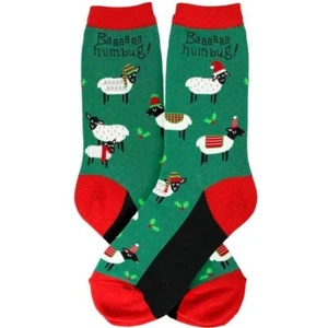 Calcetines Baah Humbug Sheep para mujer talla 9-11 novedad tráfico peatonal moda nuevos - Imagen 1 de 1
