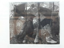 Mysterious and intricate print Elizabeth Williams signed and numbered 10/10 