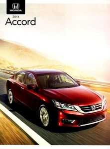 2014 HONDA ACCORD—20 PAGE SALES BROCHURE—COUPE/SEDAN/HYBRID—NEW NOS - Picture 1 of 1
