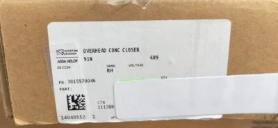 NORTON-RIXSON NORTON RIXSON OVERHEAD CONCEALED CLOSER 91N RH