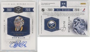 2010-11 Panini Dominion All Decade Signatures /50 Ryan Miller #RM Auto
