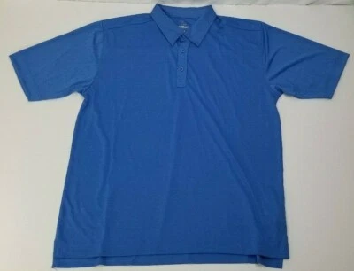Zorrel mens Syntrel Duracolor heather Performance polo shirt 3XL Royal Blue Foto 1 de 4