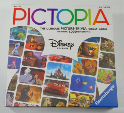 NEW Sealed PICTOPIA Disney Edition RAVENSBURGER Picture Trivia Family Game - Image 1 of 2