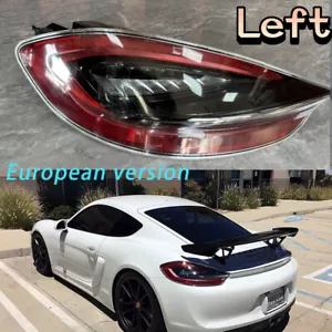 LH For Porsche Boxster 981 Cayman 981 Boxster RED TINTED LED Tail Light 2012-16 - Picture 1 of 13