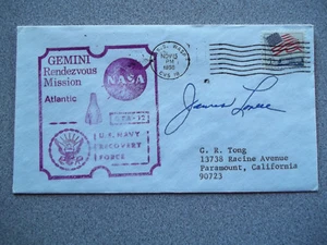 James Lovell Autogramm (Autopin) Gemini 12 Cover - Bild 1 von 1