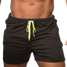 Mens Gym Training Shorts Workout Sports Casual Clothing Fitness Running Short