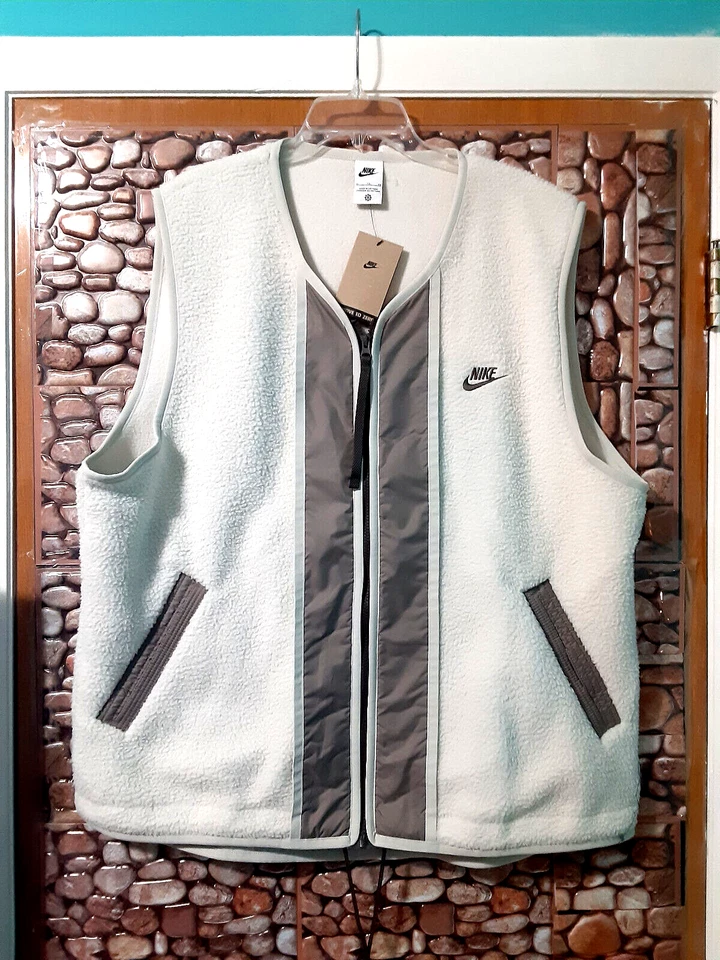 Nike Sportswear Mens Sz XL-Tall Sport Essential Full Zip Fleece Vest DD5025-072