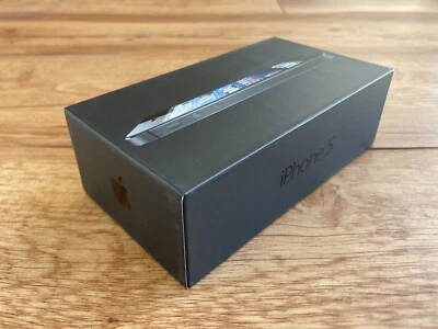 Caja original Apple iPhone 5 solo para 2012 negra 32 GB A1428 MD640LL/A - ¡SIN TELÉFONO! Foto 1 de 4