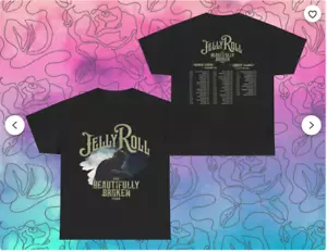 Kids Size - Jelly Roll Shirt The Beautifully Broken Tour 2024 - Fan Inspired Jel - Picture 1 of 1