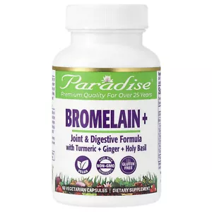 Bromelain+, 60 Vegetarian Capsules - Picture 1 of 2