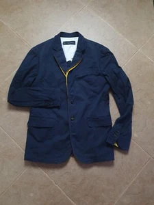 Vintage Blazer Dsquared2 jacket size 52 blue Cotton Retro Suit - Picture 1 of 19