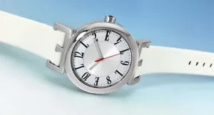 ELLETIME Elle Time Women's EL20126S03N Stainless Steel White Leather WATCH - Picture 1 of 3
