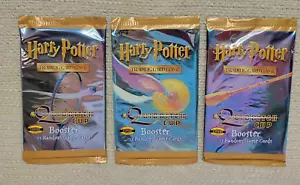 3) 2001 Harry Potter TCG Quidditch Cup Sealed Booster Packs 230444G - Picture 1 of 6