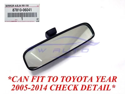 GENUINE INTERIOR REAR VIEW MIRROR FOR TOYOTA YARIS CAMRY HILUX COROLLA FORTUNER - Image 1 of 4