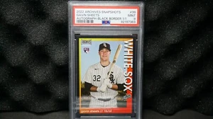 Gavin Sheets 2022 Topps Archives Snapshots #39 RC (Autograph Error) Black 1/1 - Picture 1 of 6