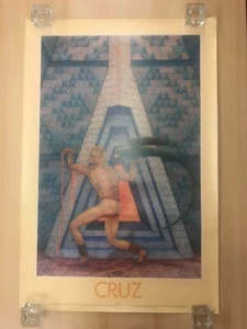 1990 Sergio Cruz Dualidad III #1328 Poster 24" x 36" - Picture 1 of 7
