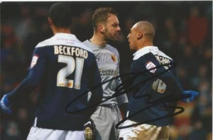 HUDDERSFIELD: JAMES VAUGHAN SIGNED 6x4 ACTION PHOTO+COA - Picture 1 of 1