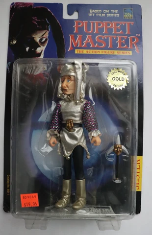 Vintage Puppet Master Jester Full Moon Toys 1998 Gold Edition Silver Variant Cover