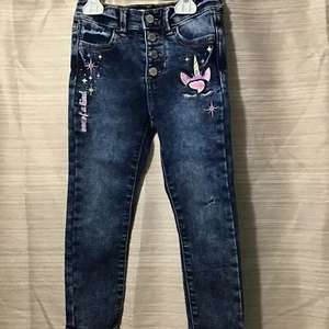 Little Girls Blue Jeans - Picture 1 of 3