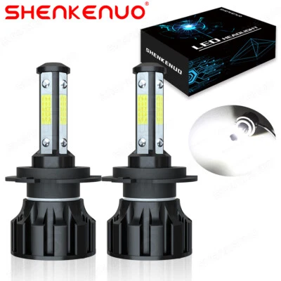 Kit de faros LED blancos bombillas H7 haz alto/bajo para Mercedes-Benz E350 2008-2012 Foto 1 de 4