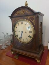 A Fine Victorian Mahogany Fusee Bracket/Mantle Clock c1890
