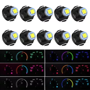 Paquete de 10 bombillas LED T4/T4.2 Neo Wedge 3030SMD tablero aire acondicionado control de clima lámpara - Imagen 1 de 7