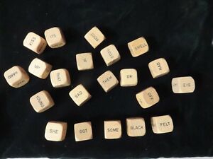 Word Word Dice from Scrabble Sentence Cube Game