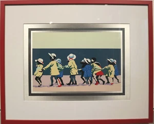 BRUNO TOSI - serigrafia a colori su alluminiocm 50 x 40 - no faccincani cascella - Imagen 1 de 3