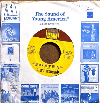 Stevie Wonder 7" Heaven Help Us All - US - Photo 1/4