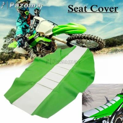 Универсальный кожаный мягкий резиновый чехол на сиденье с ребрами для Kawasaki KLX250 - Изображение 1 из 4