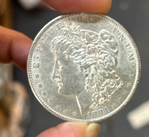 1884-o Morgan Silver Dollar BRILLIANT UNCIRCULATED 90% Silver Morgan Dollar - Picture 1 of 8