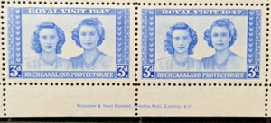 BECHUANALAND PROTECTORATE 1947 SG134 KGVI ROYAL VISIT 3d. ULTRAMARINE - MNH - Picture 1 of 1