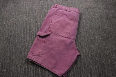 Pantalones Cortos de Carpintero No Boundaries Y2K Vintage Lona Rosa Grunge Ropa de Trabajo Para Hombre 40 Foto 1 de 4