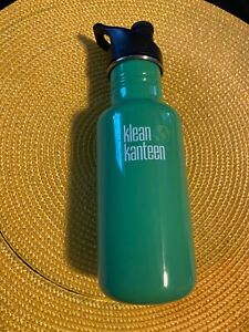 Klean Kanteen Green Water Bottle 18oz
