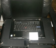 1 lot of 6 IBM T60 Laptops (2.0ghz dual core, 1gb ram, 0 h/d)