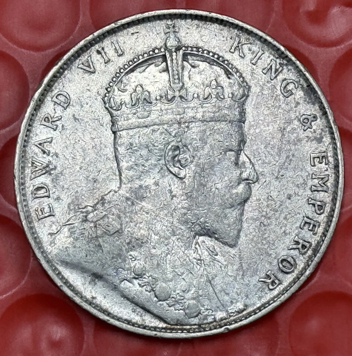 1907H-英領海峡植民地 1ドル エドワード7世 NGC認証 1 Dollar - Edward VII (Small Type) - Straits Settlements