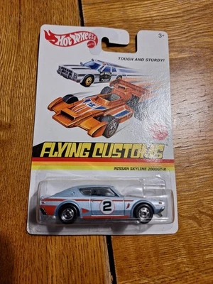 Nissan Skyline 2000 GT-R KPGC110 1973 Hot Wheels Flying Customs 1:64 Foto 1 de 3