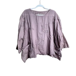 Kyla Seo Cami Bluse Top Caite Karyn Damen Small Oversized Boxy Glyzinie A21 - Bild 1 von 11