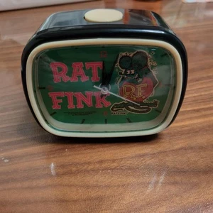 Rare Rat Fink Table Clock Vintage - Picture 1 of 7