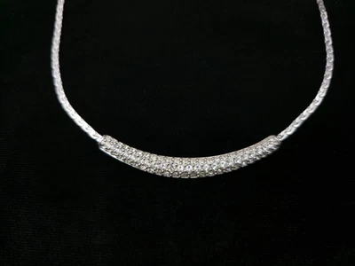 施华洛世奇女式项链铺面项圈签名银色 — 第 1/4 张图片