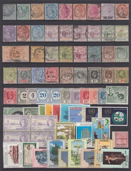 MAURITIUS 1863/1995 精选 (x94) 状况完好 二手 (ID:845/D65977) — 第 1/1 张图片
